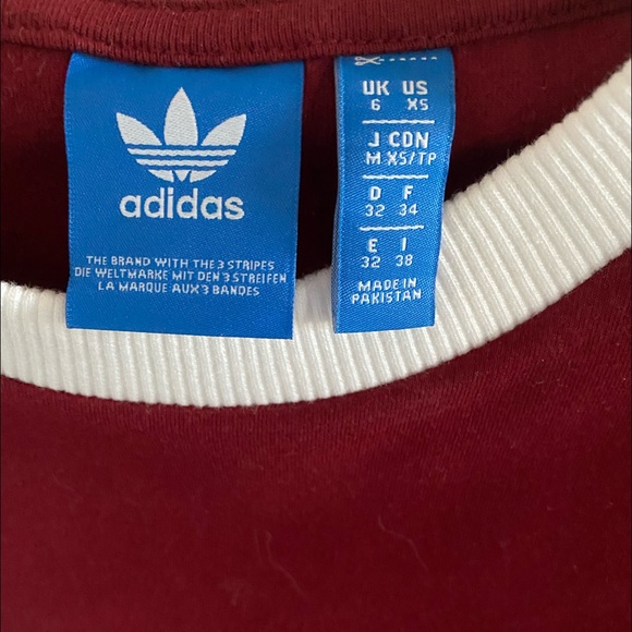 Adidas 3 stripes long sleeve tee size xs - Picture 4 of 4